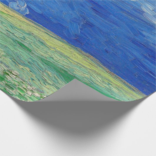 Vincent van Gogh - Wheatfields under Thunderclouds Cadeaupapier (Hoek)