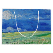 Vincent van Gogh - Wheatfields under Thunderclouds Groot Cadeauzakje (Achterkant)