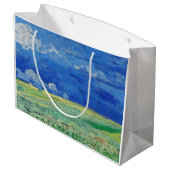 Vincent van Gogh - Wheatfields under Thunderclouds Groot Cadeauzakje (Achterkant Gekanteld)