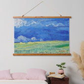 Vincent van Gogh - Wheatfields under Thunderclouds Hangend Wandkleed (Slaapkamer)