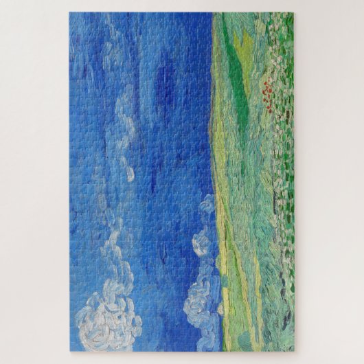 Vincent van Gogh - Wheatfields under Thunderclouds Legpuzzel (Verticaal)