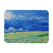 Vincent van Gogh - Wheatfields under Thunderclouds Magneet (Horizontaal)