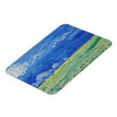 Vincent van Gogh - Wheatfields under Thunderclouds Magneet (Linkerzijde)