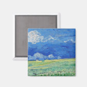 Vincent van Gogh - Wheatfields under Thunderclouds Magneet (Voorkant / Achterkant)