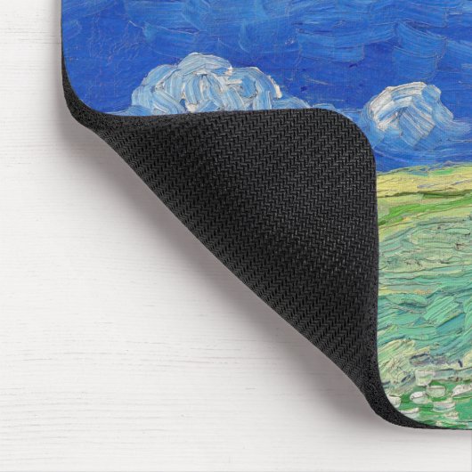 Vincent van Gogh - Wheatfields under Thunderclouds Muismat (Hoek)