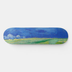 Vincent van Gogh - Wheatfields under Thunderclouds Persoonlijk Skateboard