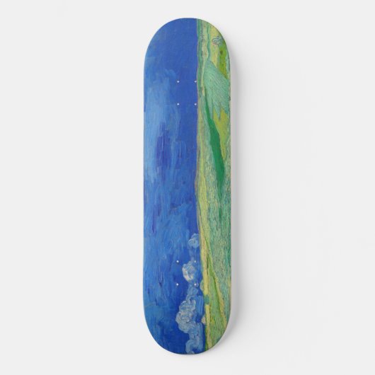 Vincent van Gogh - Wheatfields under Thunderclouds Persoonlijk Skateboard (Voorkant)