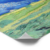 Vincent van Gogh - Wheatfields under Thunderclouds Poster (Hoek)