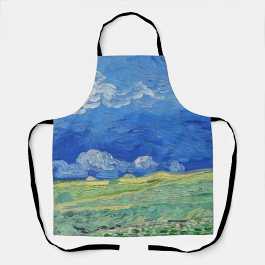 Vincent van Gogh - Wheatfields under Thunderclouds Schort (Voorkant)