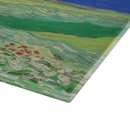 Vincent van Gogh - Wheatfields under Thunderclouds Snijplank (Hoek)