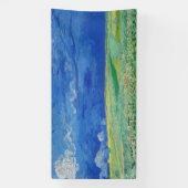 Vincent van Gogh - Wheatfields under Thunderclouds Spandoek (Verticaal)