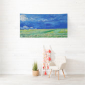 Vincent van Gogh - Wheatfields under Thunderclouds Spandoek (Insitu)