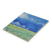 Vincent van Gogh - Wheatfields under Thunderclouds Tegeltje (Zijkant)