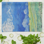 Vincent van Gogh - Wheatfields under Thunderclouds Theedoek (Gevouwen)