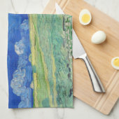 Vincent van Gogh - Wheatfields under Thunderclouds Theedoek (Quarter Fold)