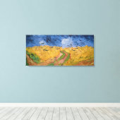 Vincent van Gogh | Wielveld met koeien, 1890 Canvas Afdruk (Insitu (Houten vloer))