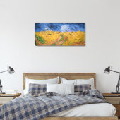 Vincent van Gogh | Wielveld met koeien, 1890 Canvas Afdruk (Insitu (Slaapkamer))