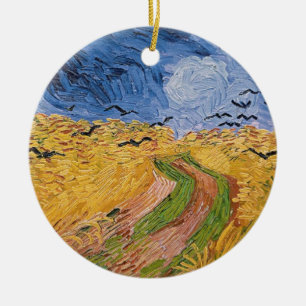 Vincent van Gogh Wielveld met koeien, 1890 Keramisch Ornament