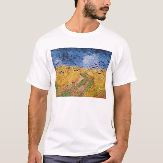 Vincent van Gogh | Wielveld met koeien, 1890 T-shirt (Voorkant)