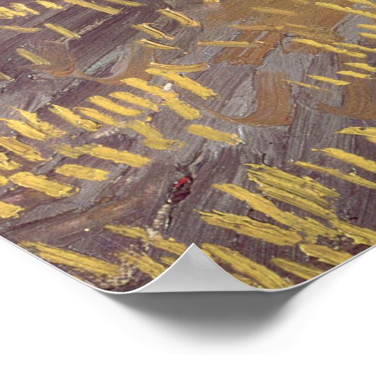 Vincent van Gogh | Wielveld met scheermessen, 1888 Poster (Hoek)