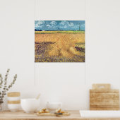 Vincent van Gogh | Wielveld met scheermessen, 1888 Poster (Keuken)