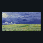 Vincent van Gogh | Wielvelden onder Thundercloud Poster<br><div class="desc">Wielvelden onder Thunderclouds,  1890 | door Vincent van Gogh | Art Location: Van Gogh Museum,  Amsterdam,  Nederland | Nederlandse kunstenaar | Collectie Afbeelding nummer: XIR253144</div>