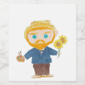 Vincent van Gogh Wijn Etiket (Enkel label)