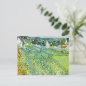 Vincent van Gogh - Wijngaarden bij Auvers Briefkaart (Staand voorkant)