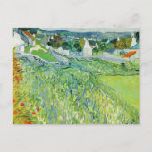 Vincent van Gogh - Wijngaarden bij Auvers Briefkaart (Voorkant)