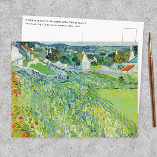 Vincent van Gogh - Wijngaarden bij Auvers Briefkaart