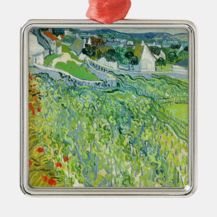Vincent van Gogh - Wijngaarden bij Auvers Metalen Ornament