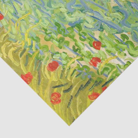 Vincent van Gogh - Wijngaarden bij Auvers Tissuepapier (Detail)