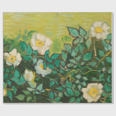 Vincent Van Gogh Wild Rozen Fine Art Cadeaupapier (Vlak)