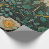 Vincent Van Gogh Wild Rozen  Floral Art Cadeaupapier (Hoek)