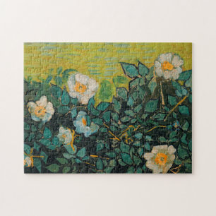 Vincent Van Gogh Wild Rozen  Floral Art Legpuzzel