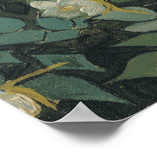 Vincent Van Gogh - Wilde rozen april, mei Poster (Hoek)