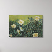 Vincent van Gogh - Wilde Rozen Canvas Afdruk (Voorkant)