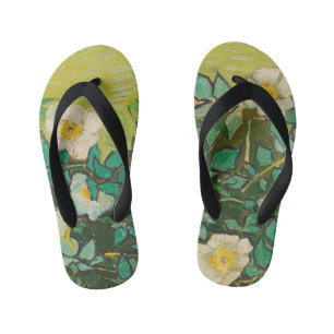 Vincent Van Gogh Wilde Rozen Fijne Kunst Kinder Teenslippers