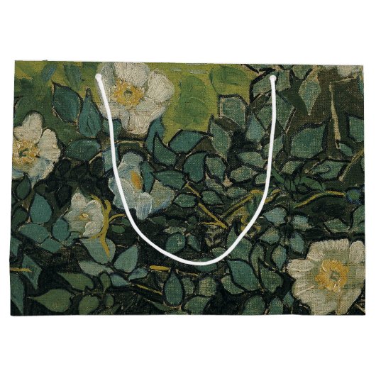 Vincent van Gogh - Wilde Rozen Groot Cadeauzakje (Achterkant)
