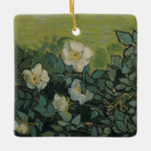 Vincent van Gogh - Wilde Rozen Keramisch Ornament (Voorkant)