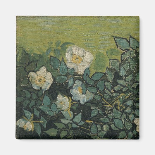Vincent van Gogh - Wilde Rozen Magneet (Voorkant)