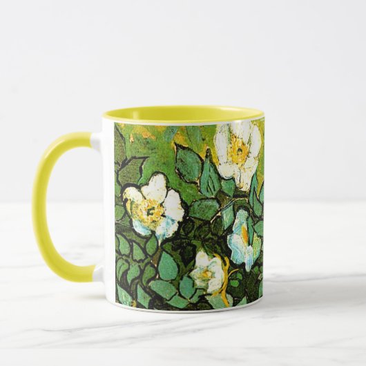 Vincent van Gogh - Wilde Rozen,  Mok (Links)
