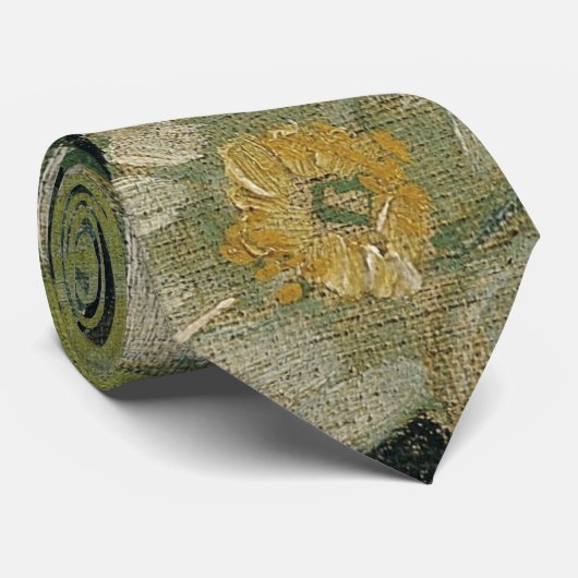 Vincent van Gogh - Wilde Rozen Stropdas (Opgerold)