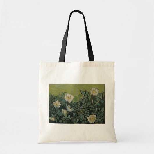 Vincent van Gogh - Wilde Rozen Tote Bag (Voorkant)