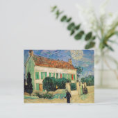 Vincent van Gogh | Witte Huis bij Nacht, 1890 Briefkaart (Staand voorkant)