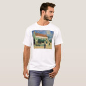 Vincent van Gogh | Witte Huis bij nacht 1890 T-shirt (Voorkant volledig)