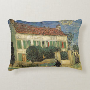 Vincent van Gogh - Witte huis bij nacht Accent Kussen
