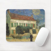 Vincent van Gogh - Witte Huis bij nacht Muismat (Met muis)