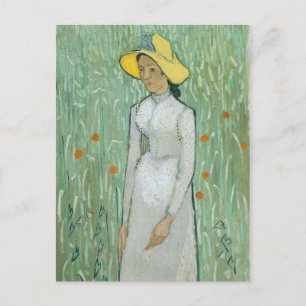 Vincent van Gogh   Witte meisje, 1890 Briefkaart