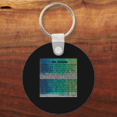 Vincent Van Gogh Words Quotes Manifesto Tygraphy G Sleutelhanger (Voorkant)